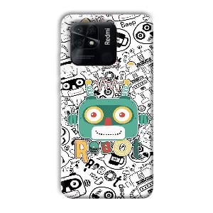 Animated Robot Phone Customized Printed Back Cover for Xiaomi Redmi 10 Power