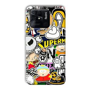 Cartoons Phone Customized Printed Back Cover for Xiaomi Redmi 10 Power