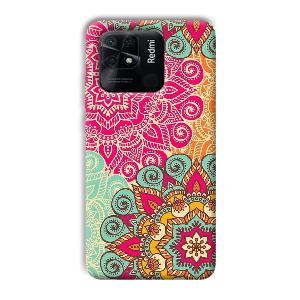 Floral Design Phone Customized Printed Back Cover for Xiaomi Redmi 10 Power