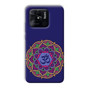 Blue Om Design Phone Customized Printed Back Cover for Xiaomi Redmi 10 Power