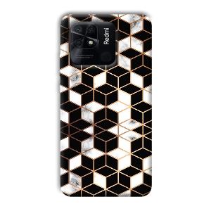 Black Cubes Phone Customized Printed Back Cover for Xiaomi Redmi 10 Power