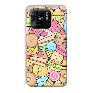 Love Desserts Phone Customized Printed Back Cover for Xiaomi Redmi 10 Power