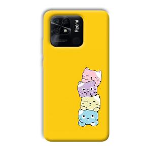 Colorful Kittens Phone Customized Printed Back Cover for Xiaomi Redmi 10 Power