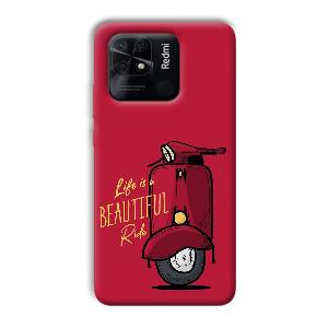 Life is Beautiful  Phone Customized Printed Back Cover for Xiaomi Redmi 10 Power