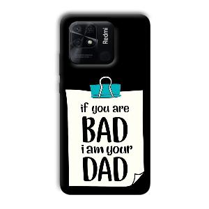 Dad Quote Phone Customized Printed Back Cover for Xiaomi Redmi 10 Power