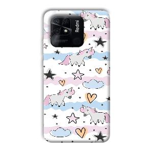Unicorn Pattern Phone Customized Printed Back Cover for Xiaomi Redmi 10 Power