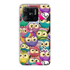 Colorful Owls Phone Customized Printed Back Cover for Xiaomi Redmi 10 Power