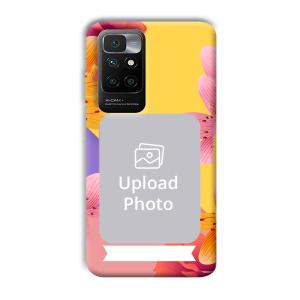 Colorful Flowers Customized Printed Back Cover for Redmi 10 Prime