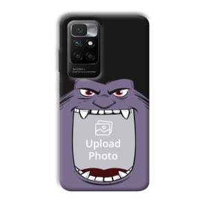 Purple Monster Customized Printed Back Cover for Redmi 10 Prime