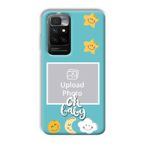Oh Baby Customized Printed Back Cover for Redmi 10 Prime