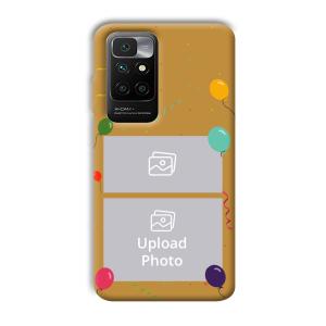 Balloons Customized Printed Back Cover for Redmi 10 Prime