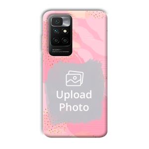 Sparkly Pink Customized Printed Back Cover for Redmi 10 Prime
