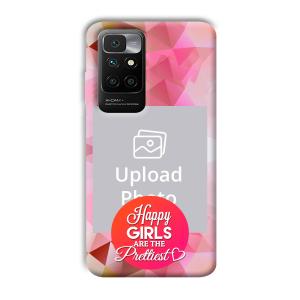 Happy Girls Customized Printed Back Cover for Redmi 10 Prime