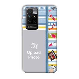 Makeup Theme Customized Printed Back Cover for Redmi 10 Prime