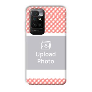 Cloth Pattern Customized Printed Back Cover for Redmi 10 Prime