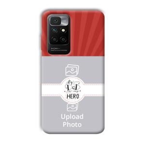 Dad  Customized Printed Back Cover for Redmi 10 Prime
