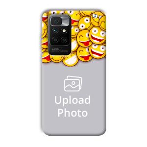 Emojis Customized Printed Back Cover for Redmi 10 Prime