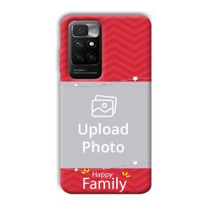 Happy Family Customized Printed Back Cover for Redmi 10 Prime