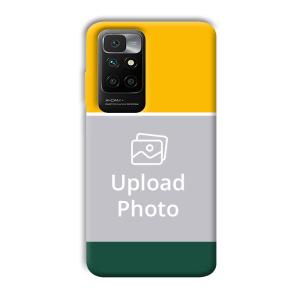 Yellow Green Customized Printed Back Cover for Redmi 10 Prime