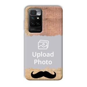 Moustache Customized Printed Back Cover for Redmi 10 Prime