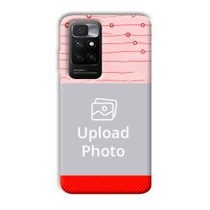 Hearts Customized Printed Back Cover for Redmi 10 Prime