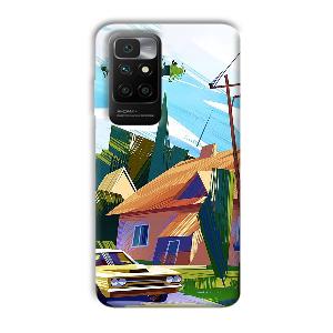 Car  Phone Customized Printed Back Cover for Redmi 10 Prime