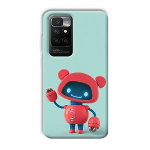 Robot Phone Customized Printed Back Cover for Redmi 10 Prime