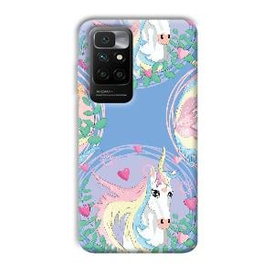 The Unicorn Phone Customized Printed Back Cover for Redmi 10 Prime