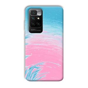 Pink Water Phone Customized Printed Back Cover for Redmi 10 Prime