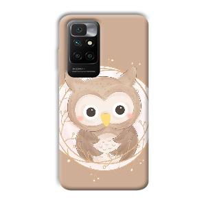 Owlet Phone Customized Printed Back Cover for Redmi 10 Prime