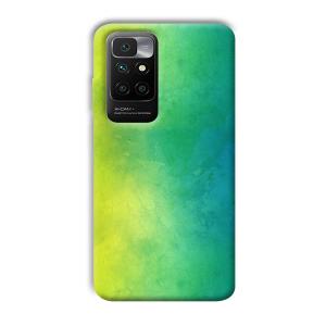 Green Pattern Phone Customized Printed Back Cover for Redmi 10 Prime