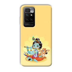 Baby Krishna Phone Customized Printed Back Cover for Redmi 10 Prime