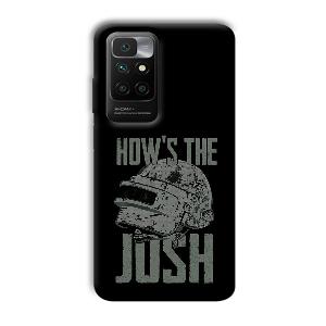 How's The Josh Phone Customized Printed Back Cover for Redmi 10 Prime