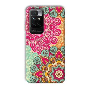 Floral Design Phone Customized Printed Back Cover for Redmi 10 Prime