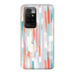 Light Paint Stroke Phone Customized Printed Back Cover for Redmi 10 Prime