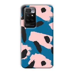 Black Dots Pattern Phone Customized Printed Back Cover for Redmi 10 Prime