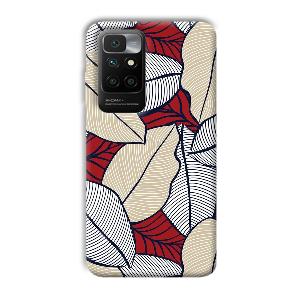 Leafy Pattern Phone Customized Printed Back Cover for Redmi 10 Prime