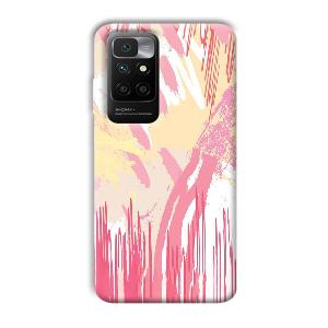 Pink Pattern Designs Phone Customized Printed Back Cover for Redmi 10 Prime
