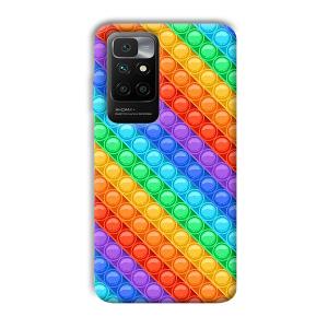 Colorful Circles Phone Customized Printed Back Cover for Redmi 10 Prime