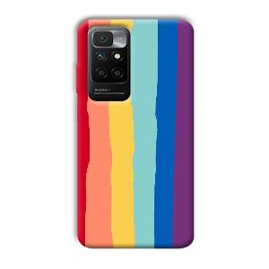 Vertical Paint Phone Customized Printed Back Cover for Redmi 10 Prime