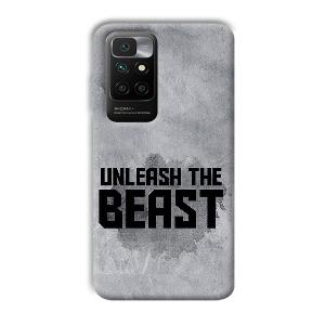Unleash The Beast Phone Customized Printed Back Cover for Redmi 10 Prime