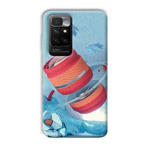 Blue Design Phone Customized Printed Back Cover for Redmi 10 Prime
