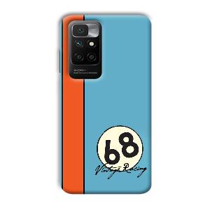 Vintage Racing Phone Customized Printed Back Cover for Redmi 10 Prime