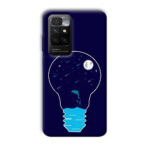 Night Bulb Phone Customized Printed Back Cover for Redmi 10 Prime
