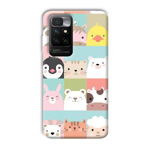 Kittens Phone Customized Printed Back Cover for Redmi 10 Prime
