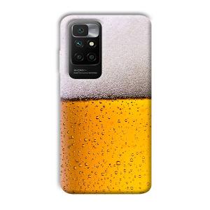 Beer Design Phone Customized Printed Back Cover for Redmi 10 Prime