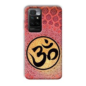 Om Design Phone Customized Printed Back Cover for Redmi 10 Prime