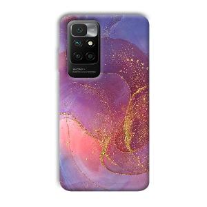 Sparkling Marble Phone Customized Printed Back Cover for Redmi 10 Prime