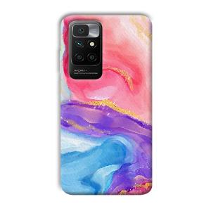 Water Colors Phone Customized Printed Back Cover for Redmi 10 Prime