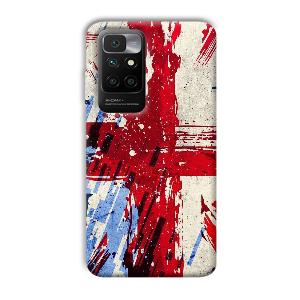 Red Cross Design Phone Customized Printed Back Cover for Redmi 10 Prime